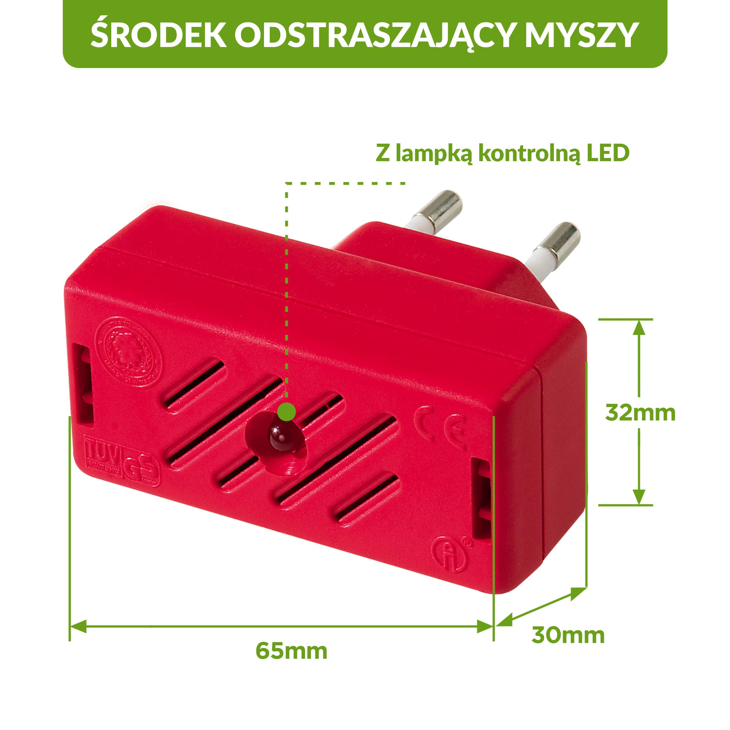 ISOTRONIC Ultradźwiękowy odstraszacz myszy i szczurów – Do piwnicy, garażu i na strych – Ochrona bez trucizny i pułapek – Zasięg skuteczny 30 m² (3 urządzenia)