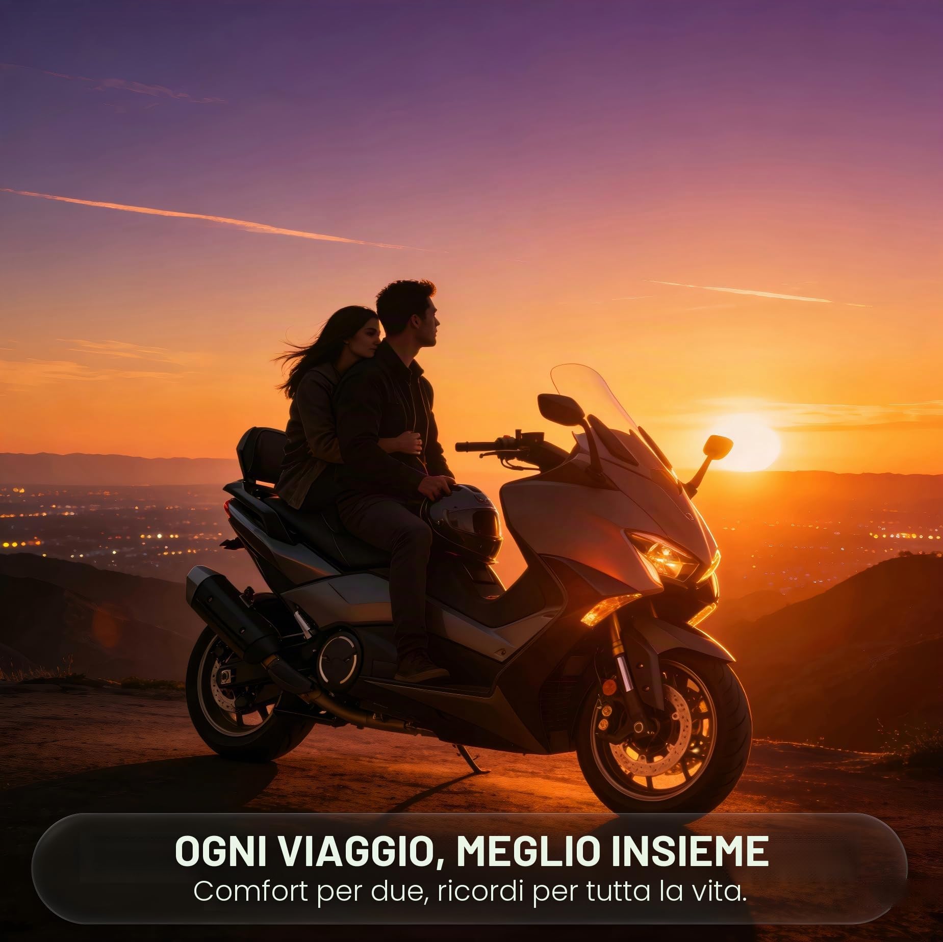 Schienale per moto Sissy Bar con cuscino dello schienale per Yamaha TMAX 560/Tech Max 2022-2026, portapacchi rimovibile con cuscino dello schienale per il comfort nei viaggi lunghi