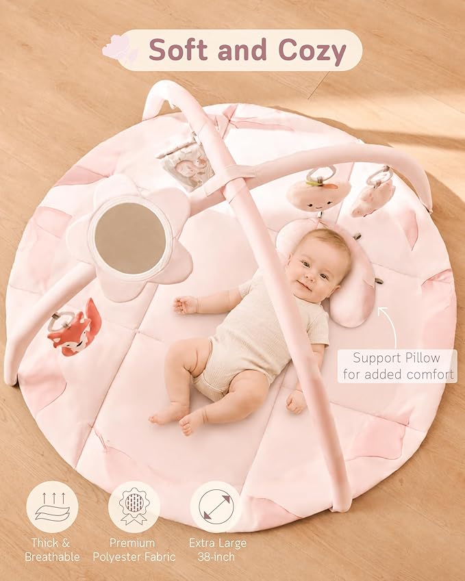 Fortella Baby Play Gym & Activity Mat - Rosa miniatura 5