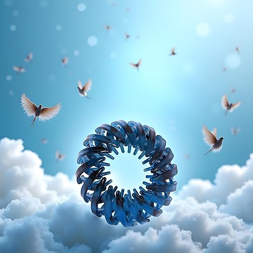 Miniatura 5 de Blue Birds - Pinzas para el pelo de nido de pájaro, pinzas para el pelo con cabeza de albóndiga, pinzas expandibles para cola de caballo y pasadores