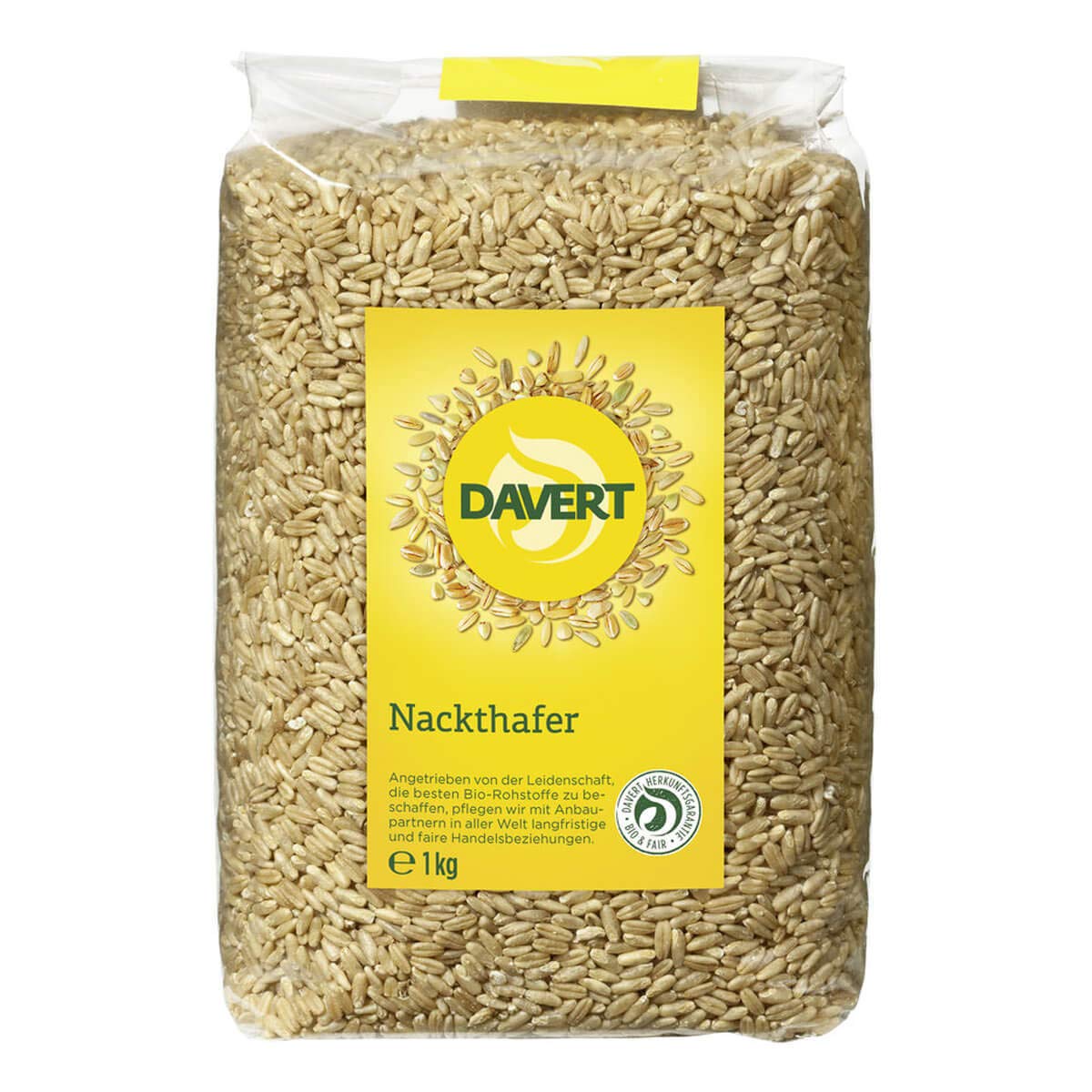 Davert Nackthafer 1 kg 8er Pack