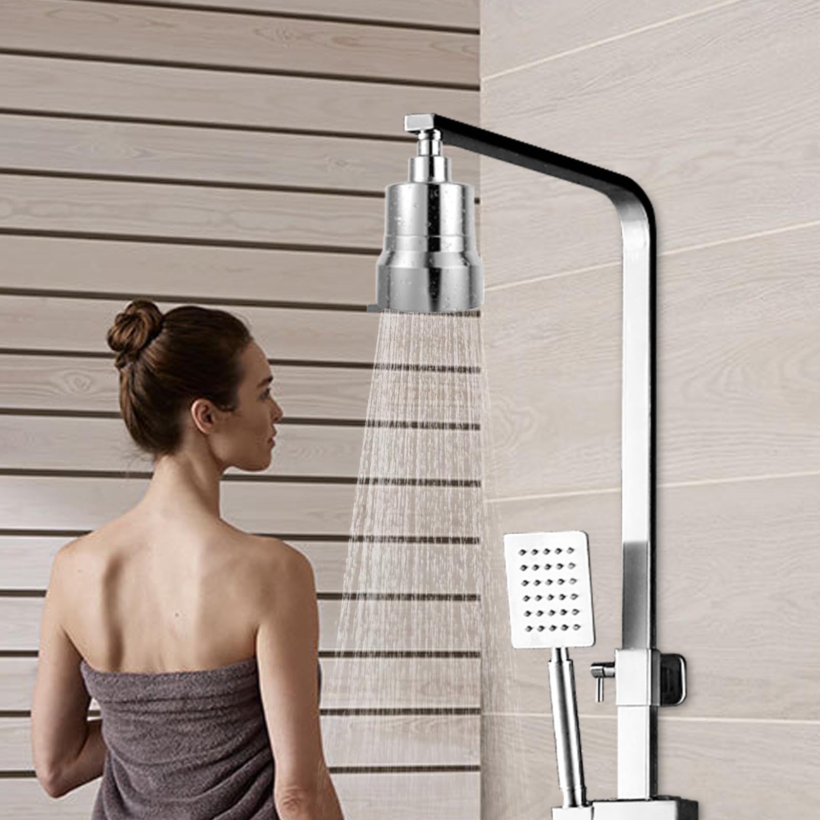 Pommeau de Douche avec Filtre Accessoires Pour Salle De Bain