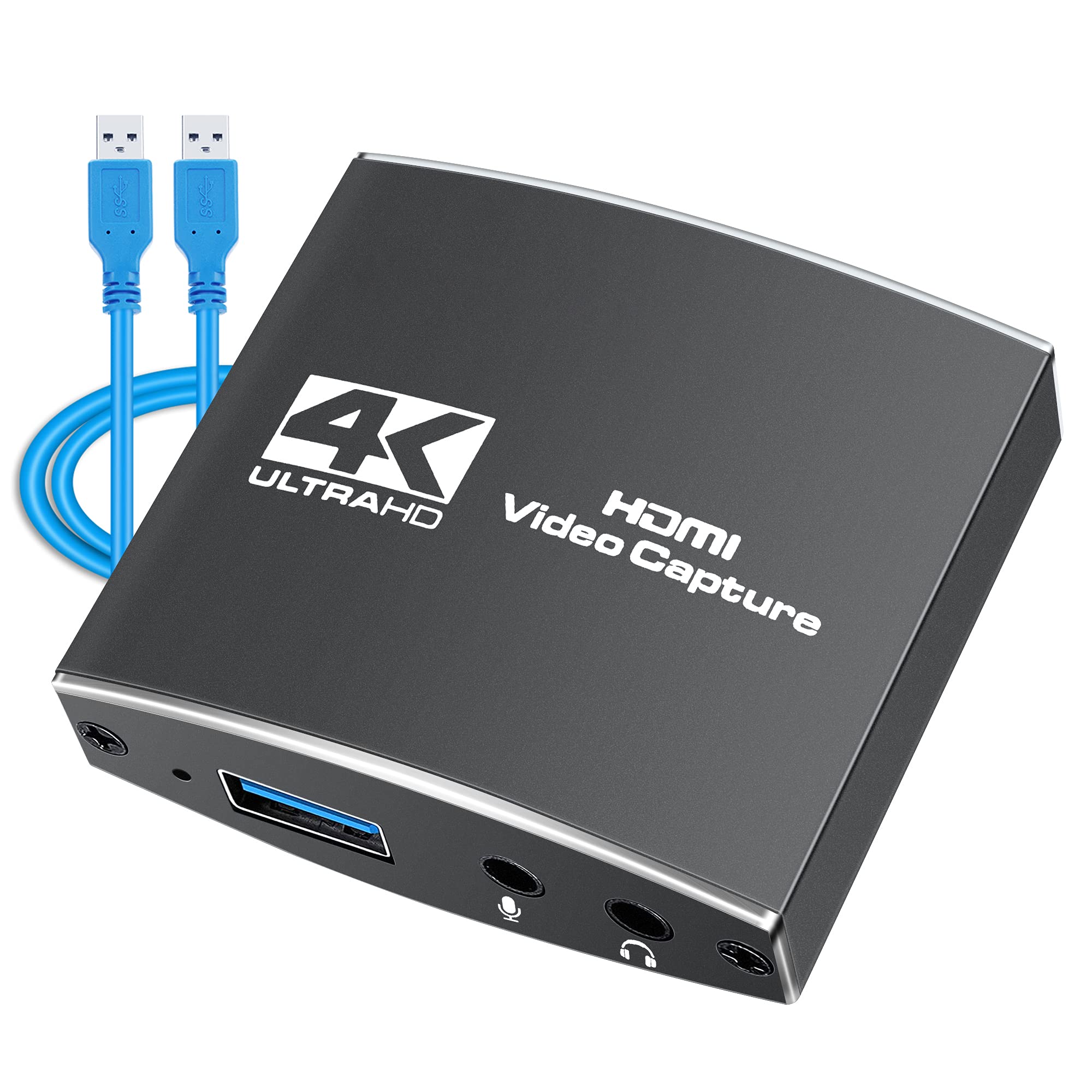 ZasLuke Capture Card, Audio Video Capture Card Record in 1080P 60FPS for Gaming/Live Streaming/Video Conference, Works for...