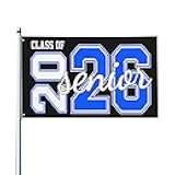 Senior 2026 flags Class Of 2026 Graduats Congrats Party 3x5 Flags Yard Sign Garden Banner