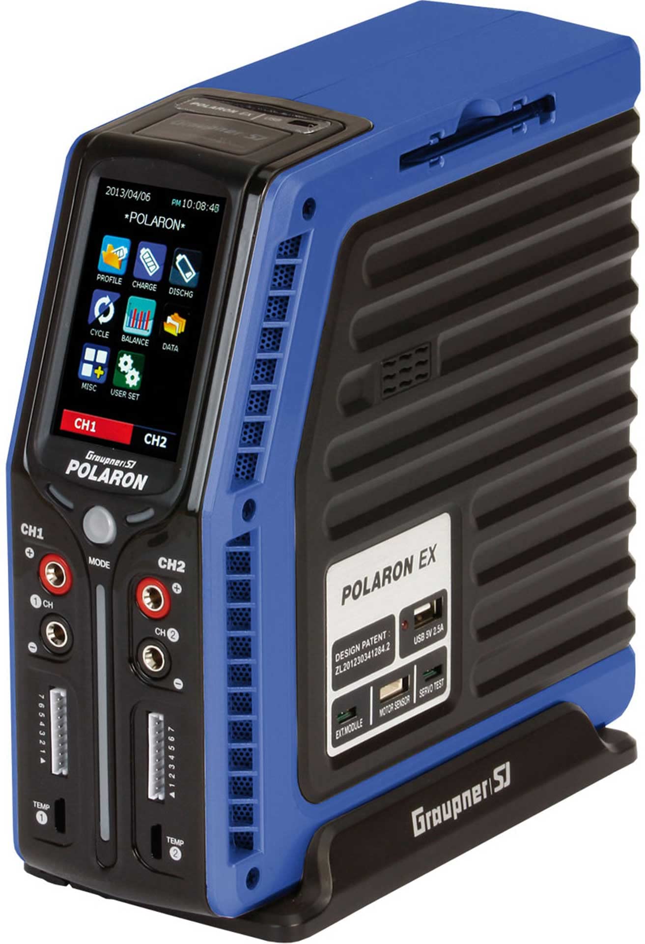 Graupner Polaron EX Charger, Blue