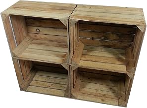4 x massive - used wooden crates - Wine boxes - for furniture - Shabby