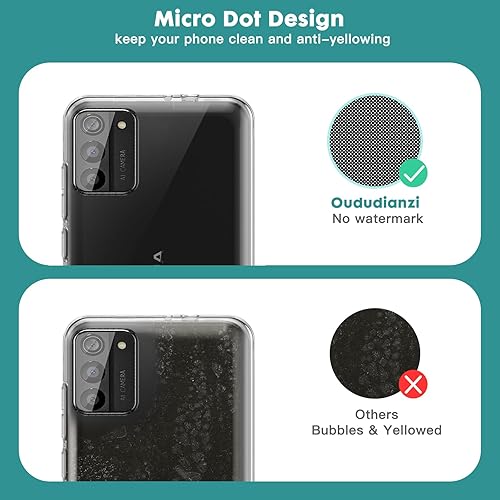 Miniatura 5 de Oududianzi - Funda para Nokia G100, 2 protectores de pantalla, funda delgada y transparente, funda de gel de silicona TPU suave - Transparente