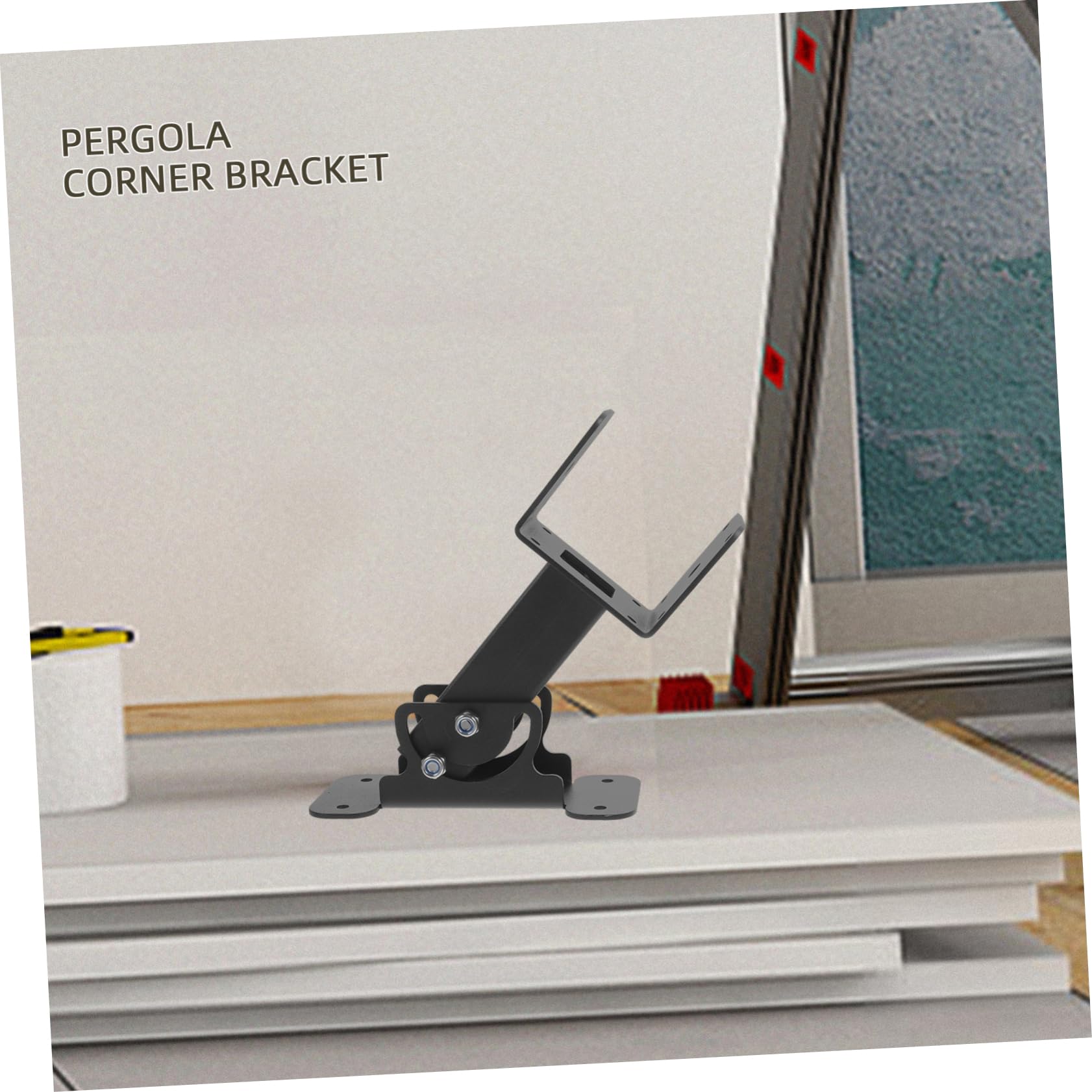 Staffa Per Pergola Angolare Rinforzata Supporto Per Tettoia E Porta D'ingresso Staffa Di Ricambio in Acciaio Inox