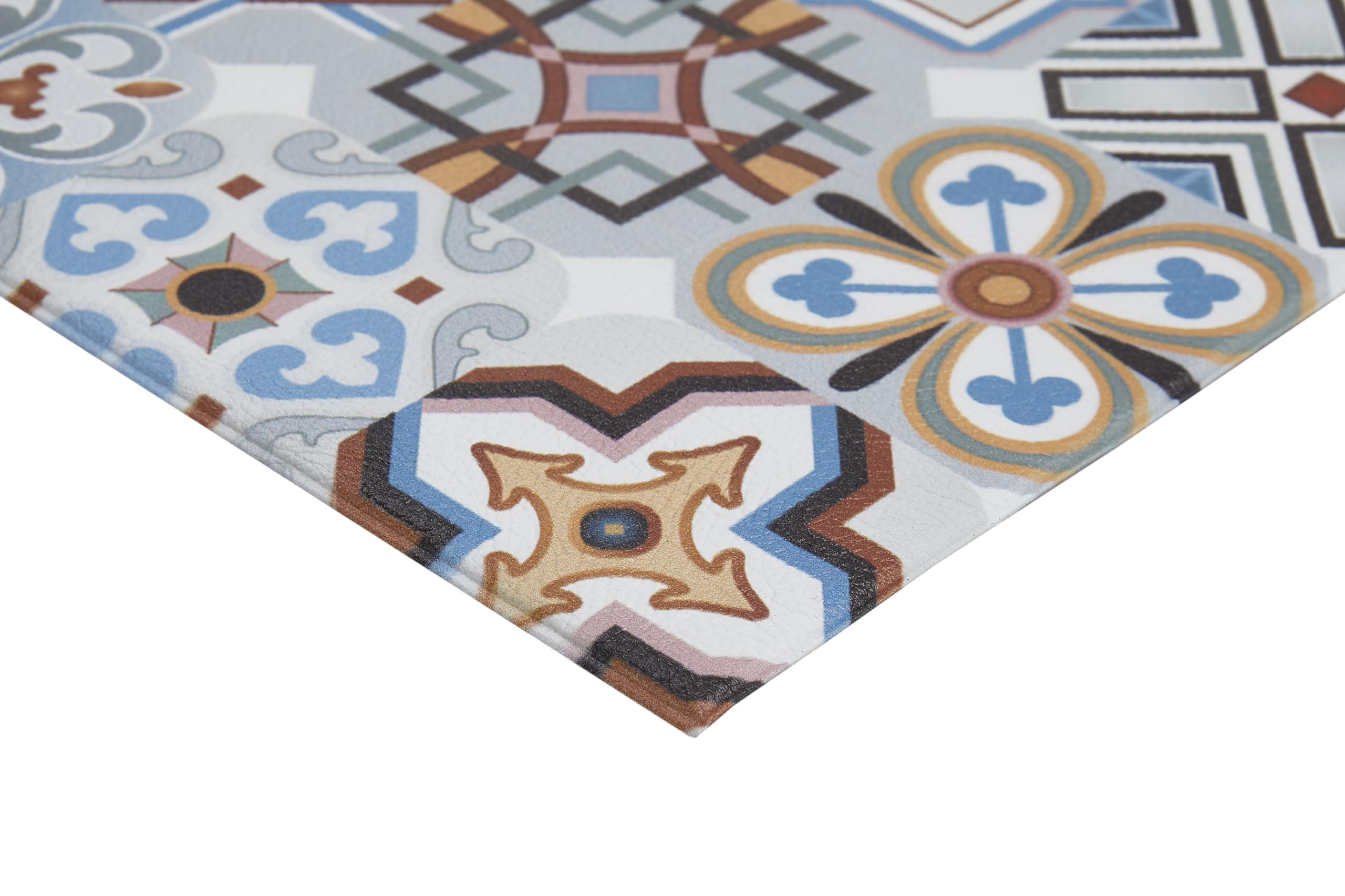 andiamo Tapis de Couloir Marrakech avec Dos antidérapant – Tapis de Cuisine et Couloir - 70 x 200 cm - Bleu Gris