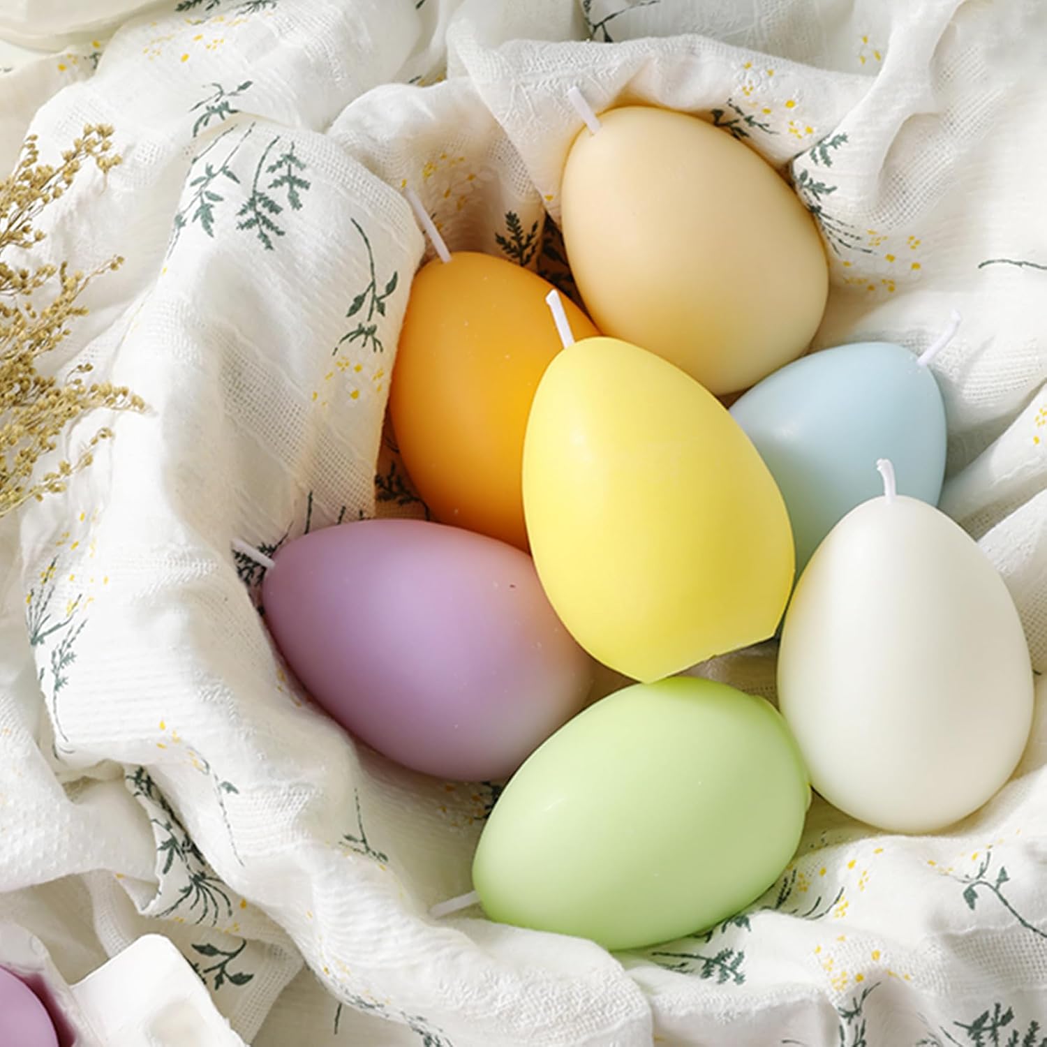 Novelty Egg Candles, 6 Pack