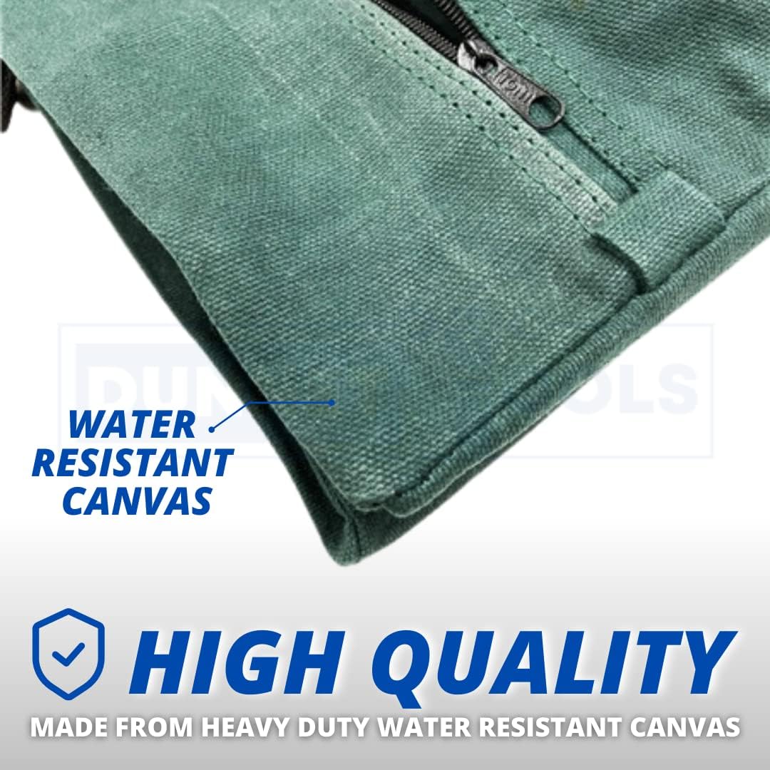 Dunnet Tools 24" Canvas Tool Bag Diy Storage Heavy Duty Zip-up Holdall Toolbag Tools Storage Professional Diy Tool Backpack Organisers Work Bag Tool Box 7 71zCnvJPhYL. AC SL1080