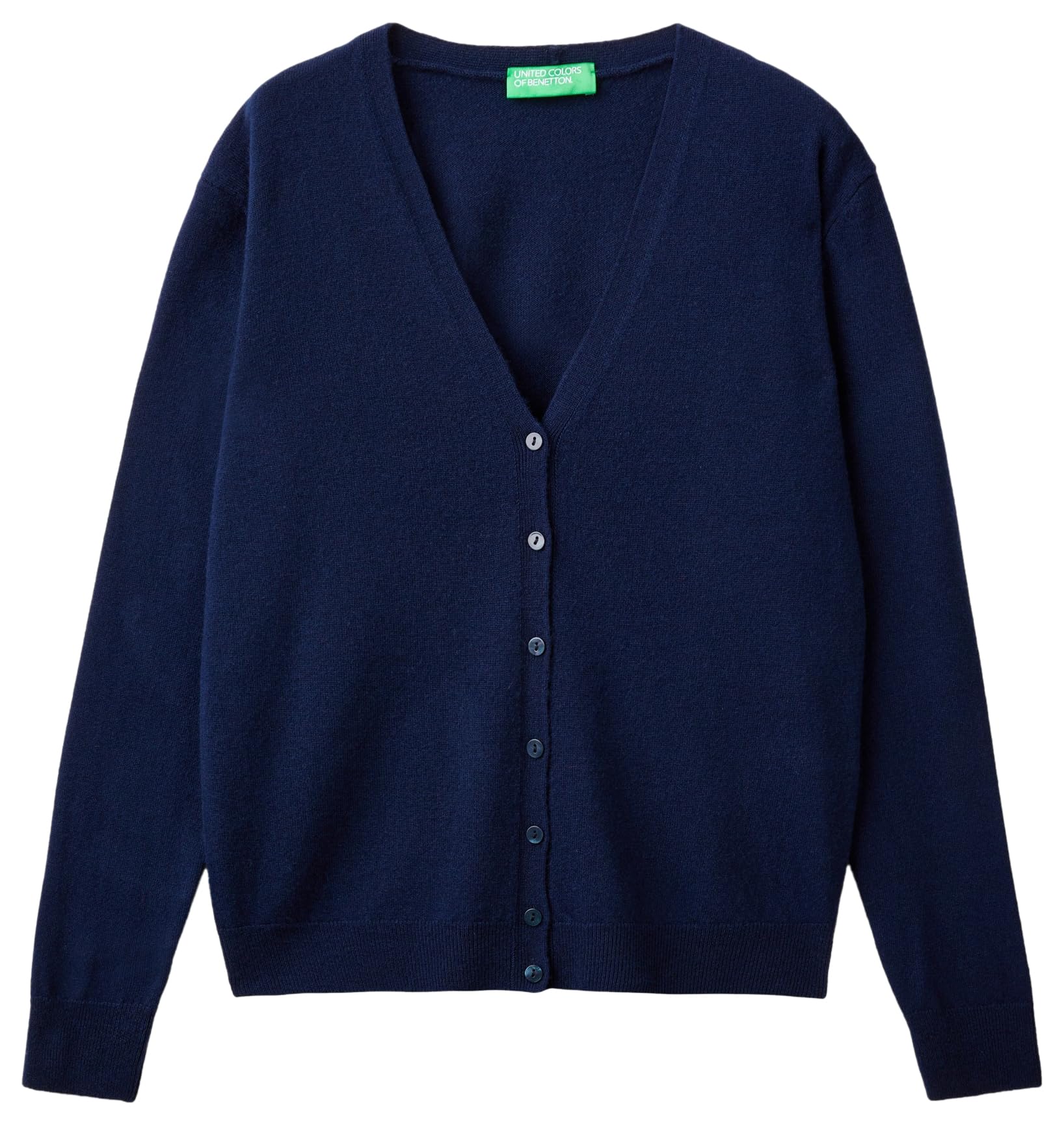 United Colors of Benetton Cardigan M/L 1002d6879 Manica Lunga Donna