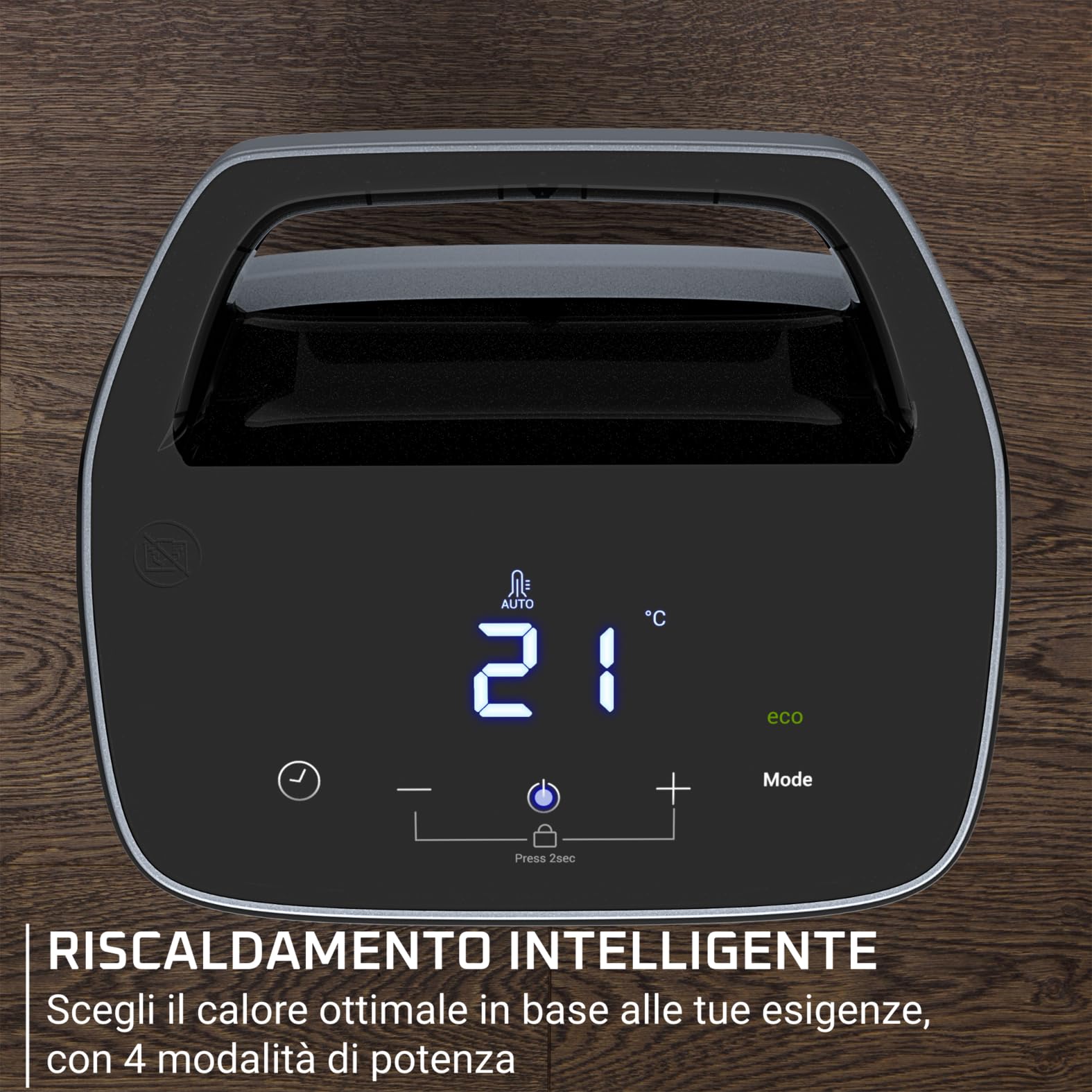 Rowenta Instant Comfort +, Termoventilatore, Potente Riscaldamento in Ceramica, Efficienza Energetica, Silenzioso, SO9360