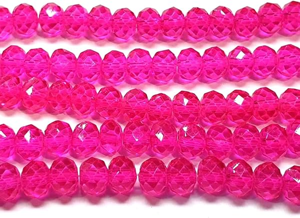 Perlin 4/6/8/10mm Faceted Czech Crystal Glass - 4