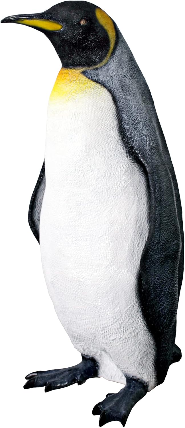 Design Toscano Fiberglass Polyresin Antarctic King Penguin NE100068, Large, Full Color