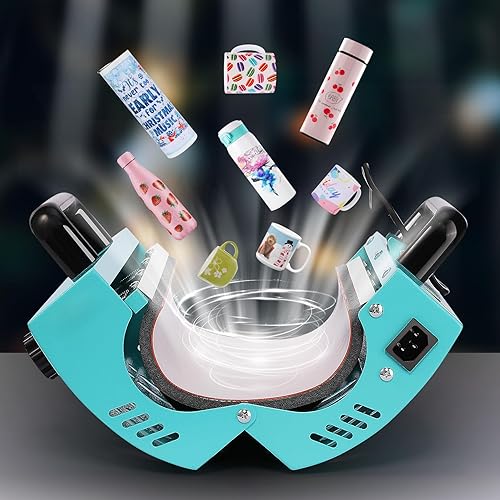 Miniatura 9 de Máquina de prensa de calor para vasos de 30 onzas, 20 onzas, 16 onzas, lata de vidrio de sublimación, prensa de vinilo de transferencia de calor con