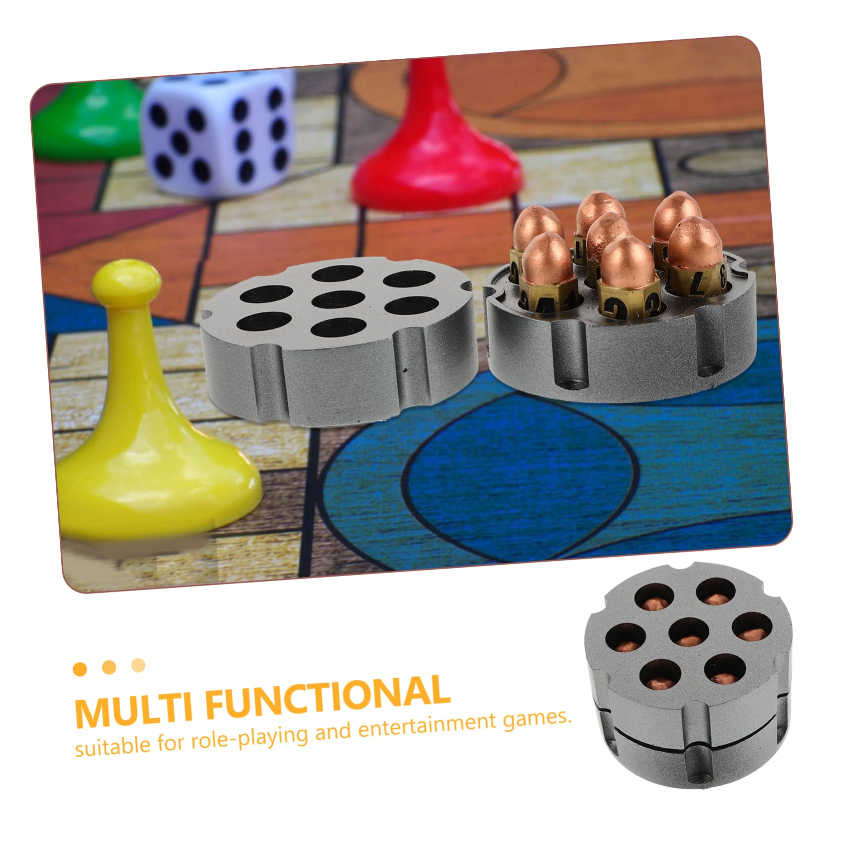 Spielwürfelset aus Kunstharz 1 Satz mit Würfelbasis für Rollenspiel | Große Zahlen, Leicht zu Spielen und Angenehm in Hand, für Tischspiele und Barunterhaltung