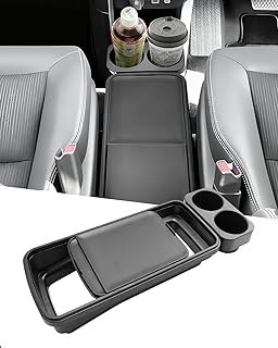 【RUIYA】新型 ホンダ ステップワゴン RP系 RP6 RP7 RP8 専用 スライド式 コンソールボックスカバー ワゴン センターテーブル ドリンクホルダー 増設 収納 傷防止 貼り付け簡単 ステップワゴン アクセサリー カスタム内装パーツ 多機能収納ボックスカバー 車種専用