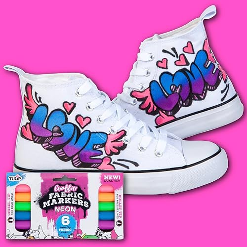 Miniatura 7 de Tulip 40269 Marcadores de tela de doble punta, neón