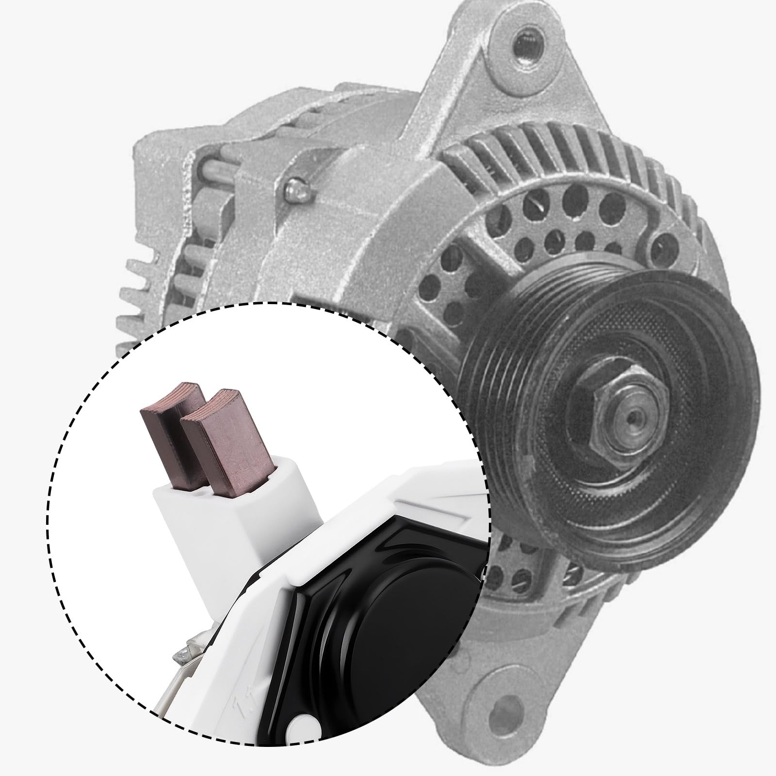ECSiNG Regolatore Generatore Alternatore 12V 1197311029 0192052016 Compatibile Con Bosch Generatori Veicoli Correlati Attrezzatura Elettrica