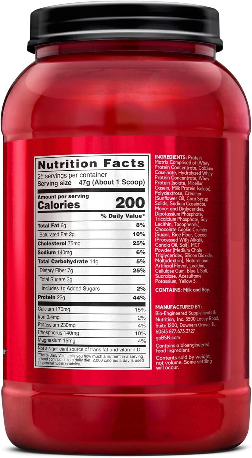 BSN Syntha-6 Whey Protein Powder, Cold Stone Creamery- Mint Mint Chocolate Chocolate Chip Flavor, Micellar Casein, Milk Protein Isolate Powder, 25 Servings