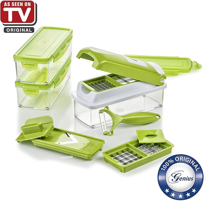 Nicer Dicer Plus Compact by Genius 13 pieces Fruit and