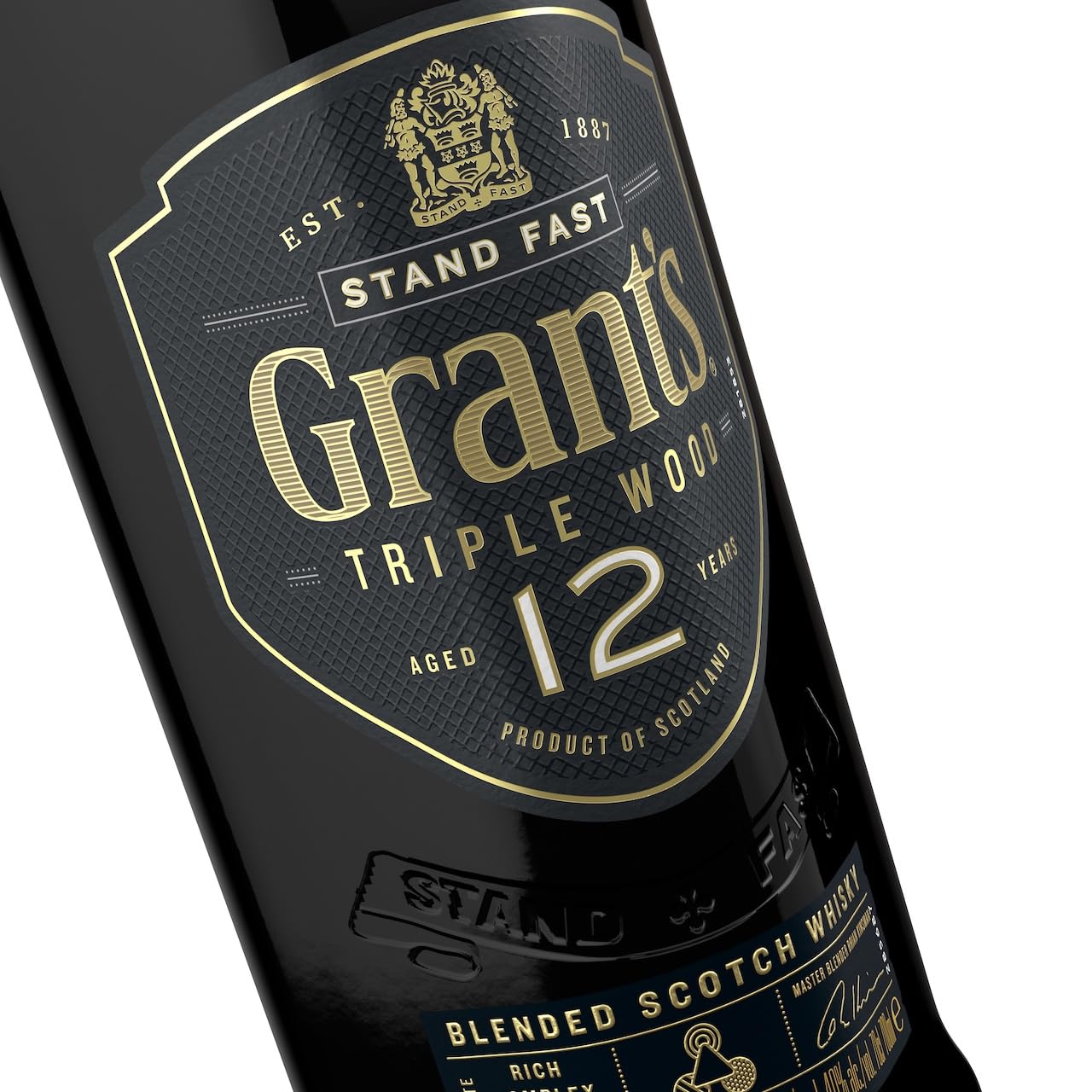Grants Triple Wood 12 Year Old Scotch Whisky, 70 cl : Amazon.co.uk