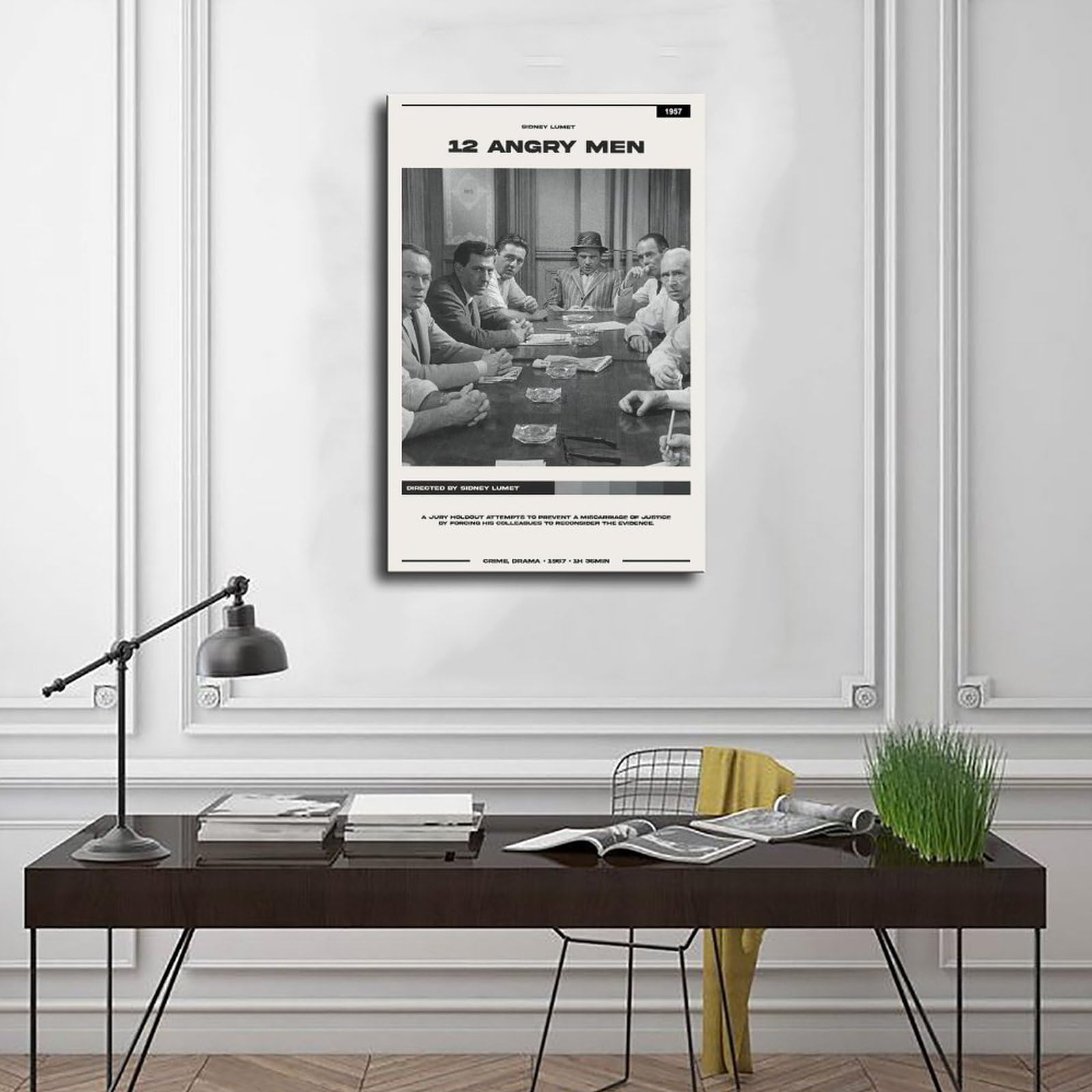 Poster de film « 12 hommes en colère » - Décoration murale pour salon, chambre à coucher - Sans cadre - 30 x 45 cm