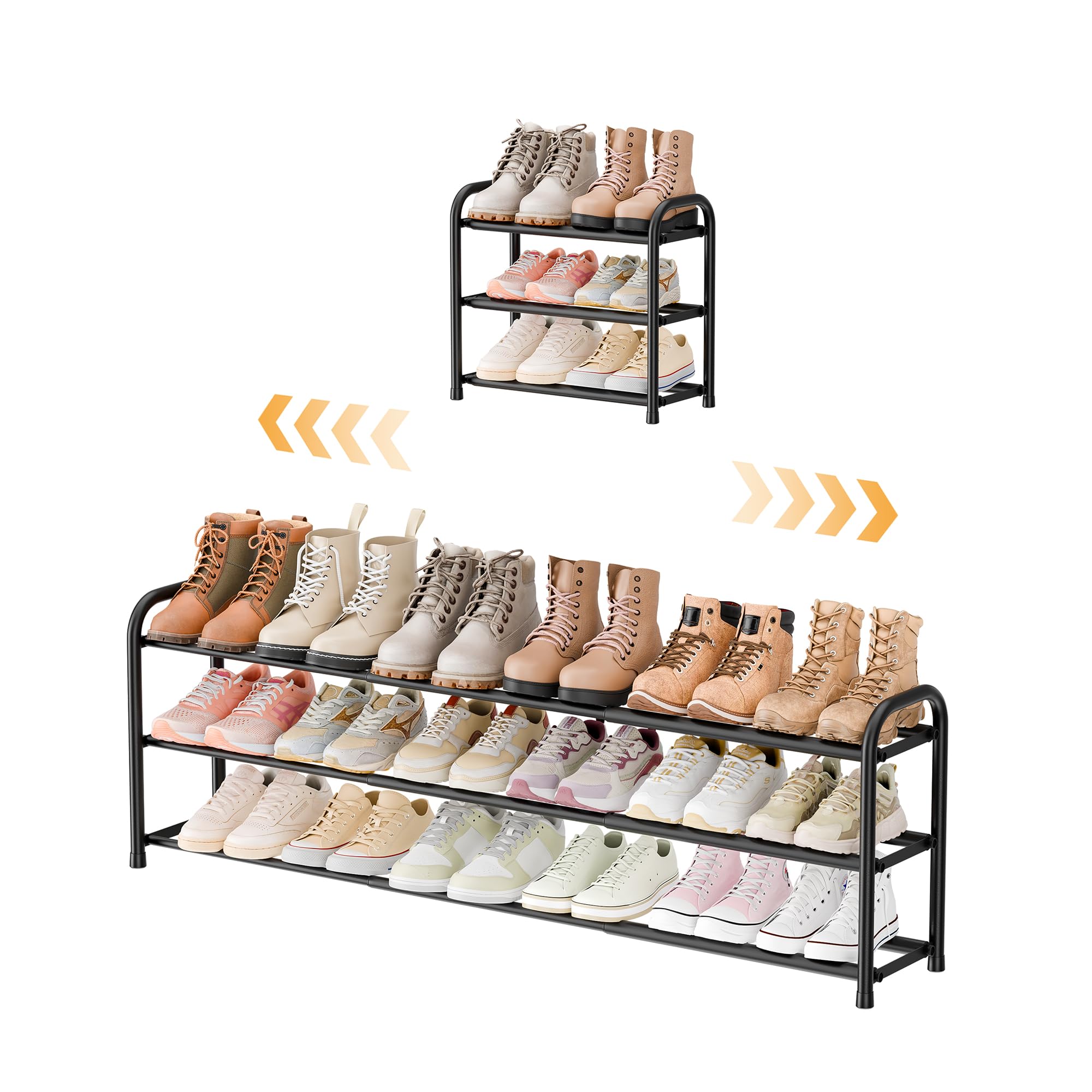 Porte-chaussures extensible ENJOYBASICS pour libérer l'espace au sol de votre entrée
