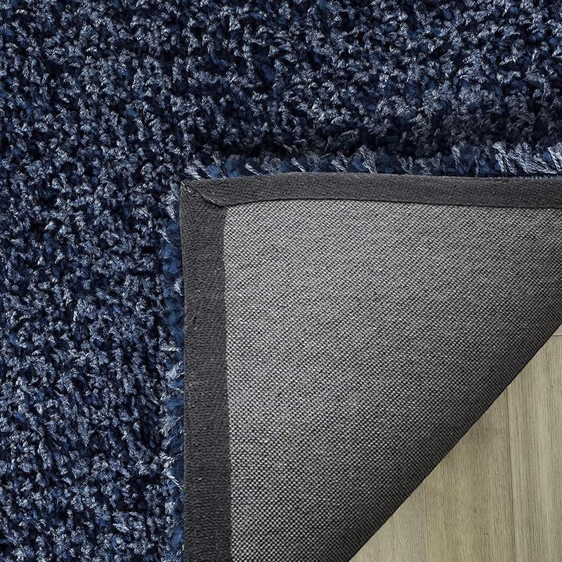 Image of Shaggy Carpet for Living Room 12X15 FEET Fluffy Plush Area Rug, Thick Fur Floor Carpet Modern Cozy Rug for Home Decor, Kids Room Bedside Hall, Durable Comfortable Shaggy Rug (Blue,)