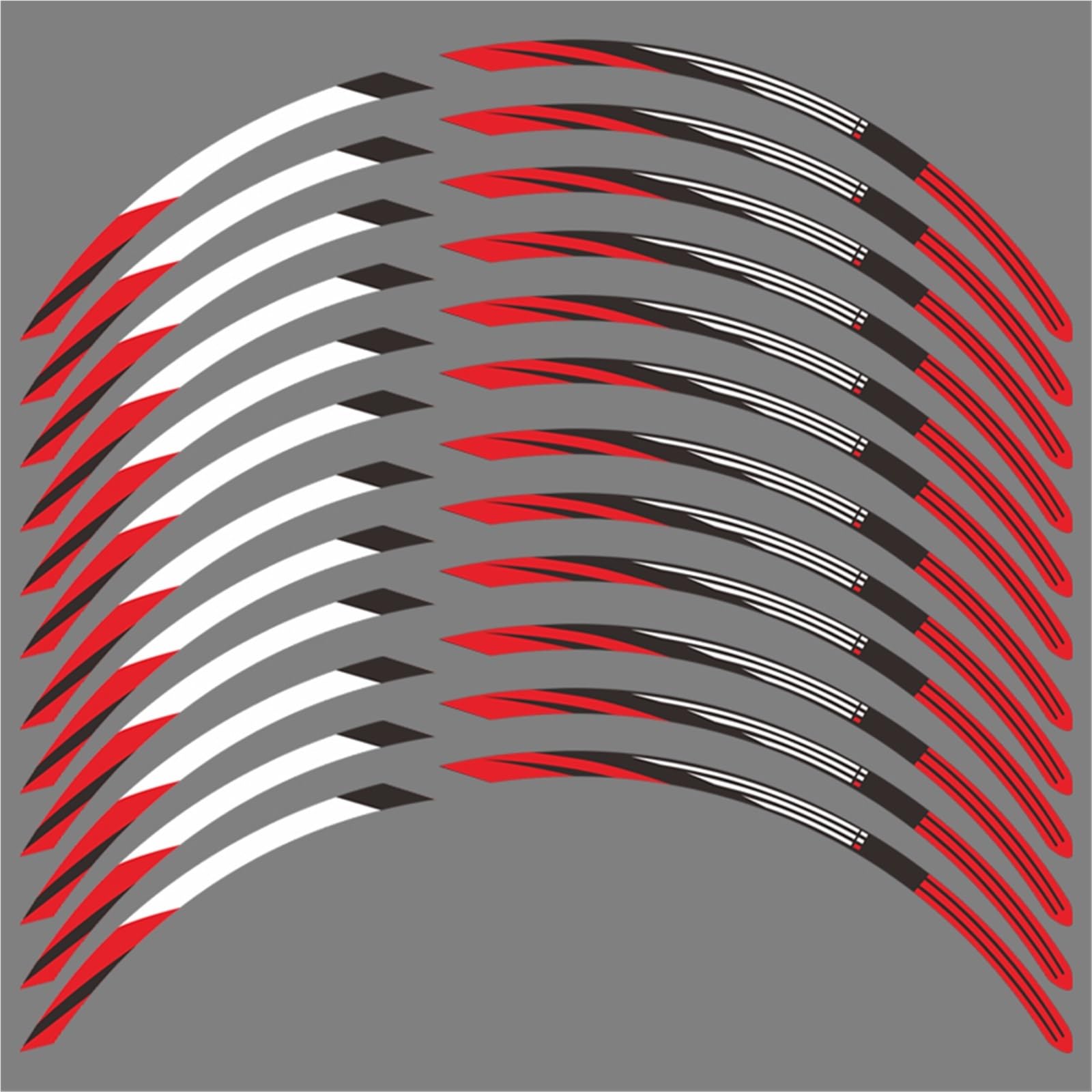 Motorcycle Wheel Sticker Waterproof Decals for CBR1100XX CBR 1100 XX 1100XX Super Blackbird Accessories Rim Stickers