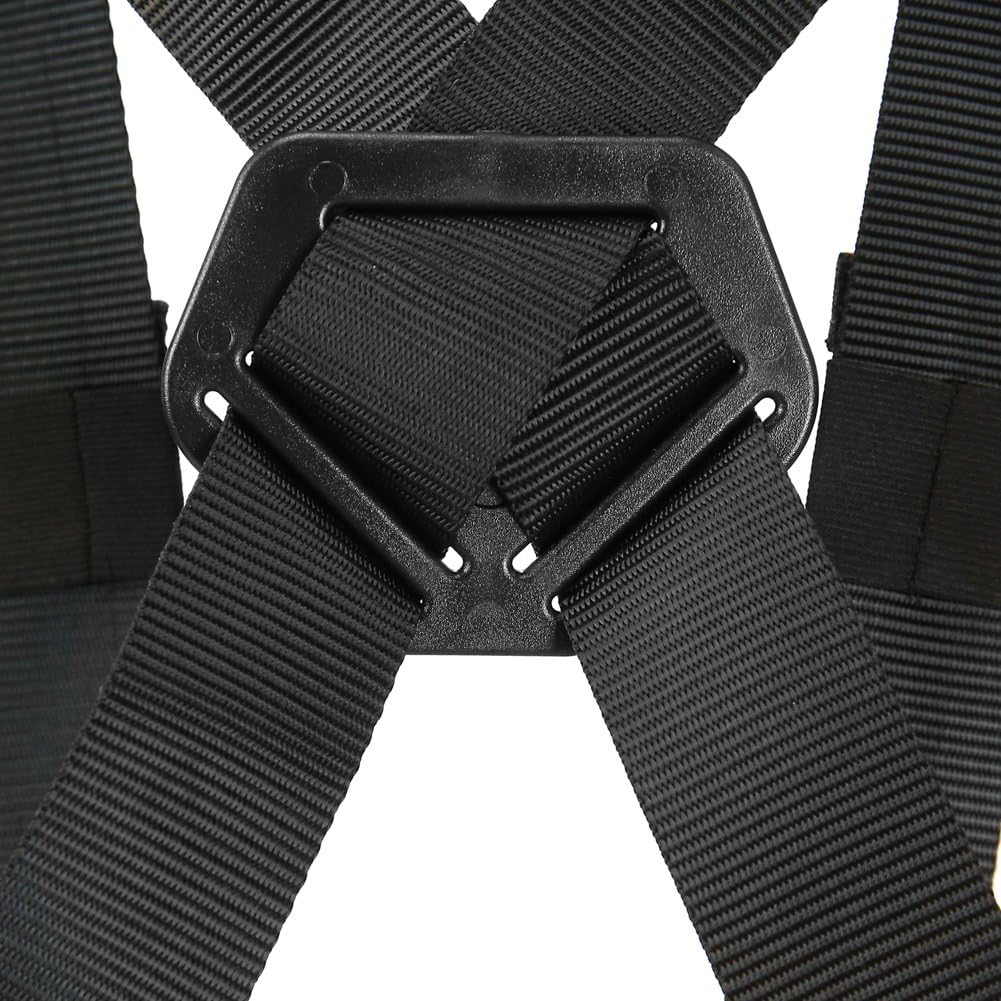 Fusion Climb Warrior Kids Full Body Climbing Rope Course Harness, Black, KH-201A-BLK : Sports & Outdoors