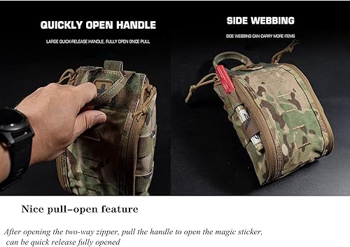 Miniatura 5 de Kits de primeros auxilios Rip-Away Utilidad médica táctica IFAK Medical Molle bolsa militar Med liberación rápida emergencia EDC bolsas kit de