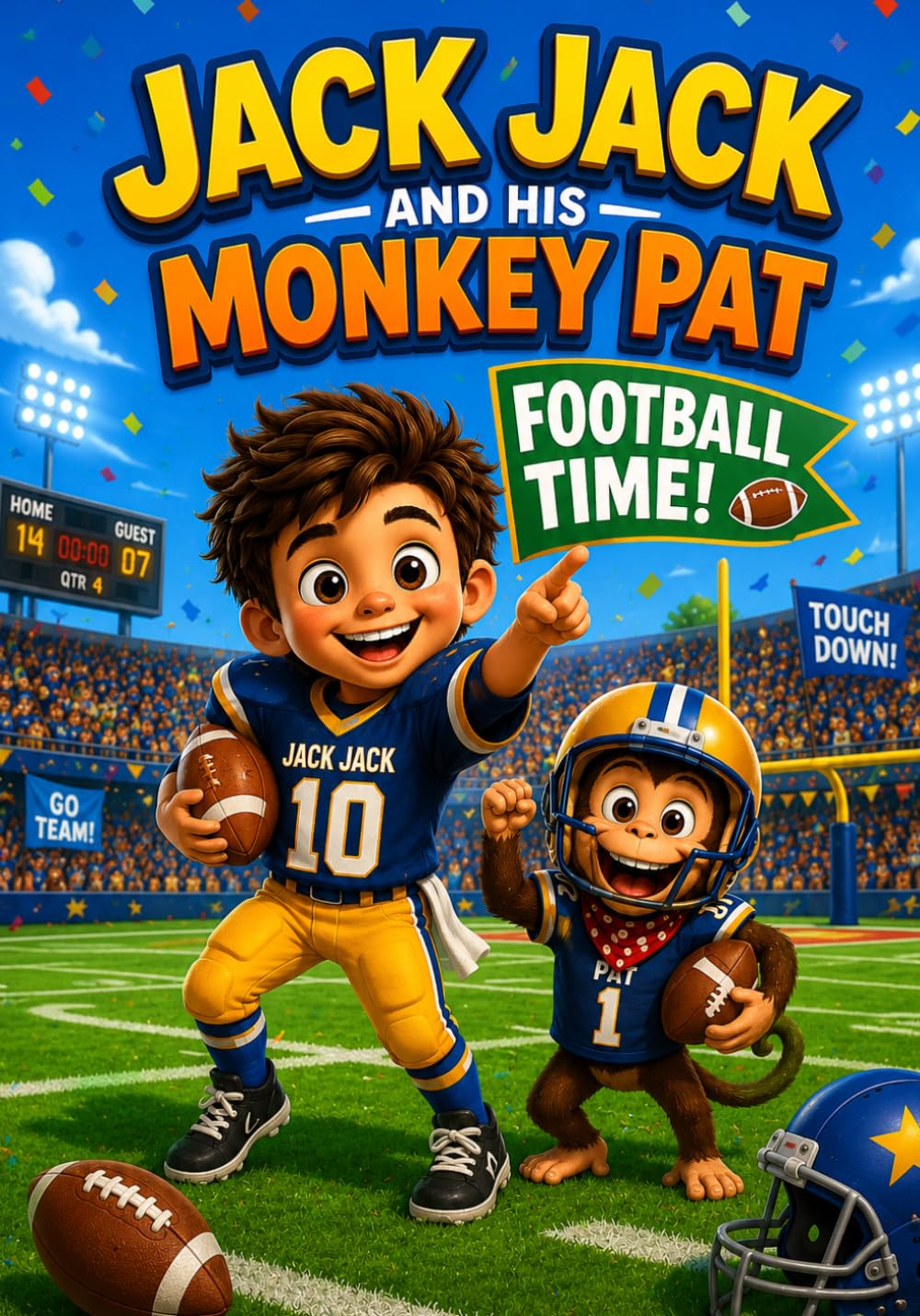 Jack Jack and His Monkey Pat: Football Time
