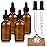 4 Pack, 1 oz Amber Glass Dropper Bottles Plus 2pcs Graduated Calibrated Glass Pipettes (1ml)- 30ml Dark Brown Tincture Bottles with Eye Droppers for Essential Oils, Liquids - Leakproof Travel Bottle