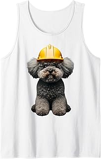 Pumi - Casco para perro, color amarillo Camiseta sin Mangas