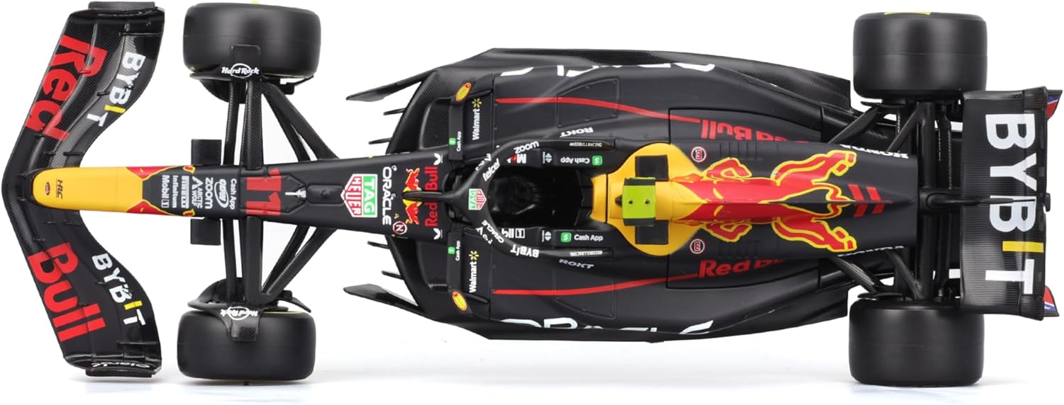 Bburago 1:24 2023 Race Oracle Red Bull RB19 with Figure, Perez #11