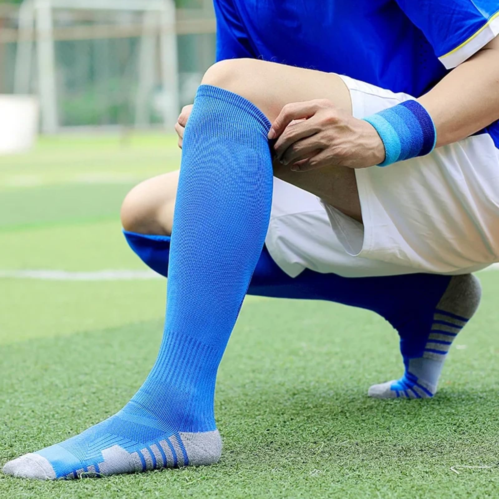 Calzini a compressione in poliestere cotone elastan | Multicolor for lo Sport e il Fitness: Calzini Atletici