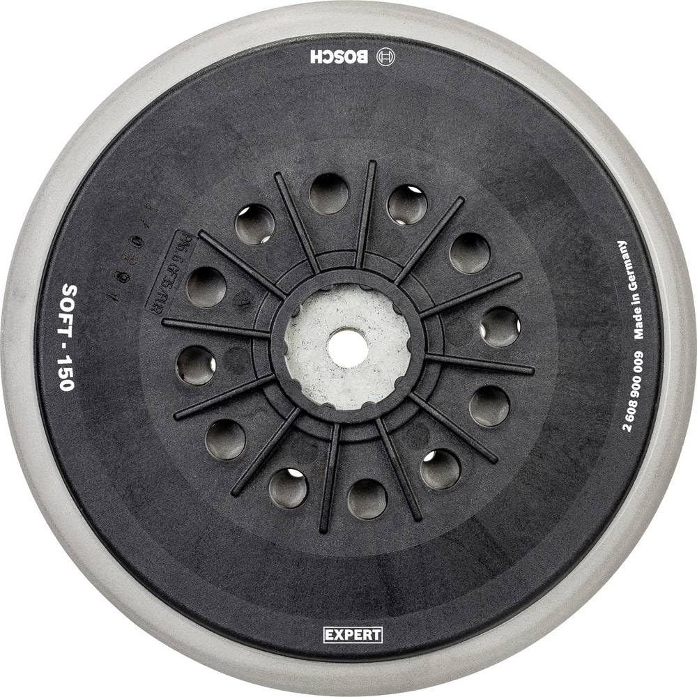 BOSCH 2608900009 - Almohadilla multiagujero, 5.9 pulgadas (150 mm), suave