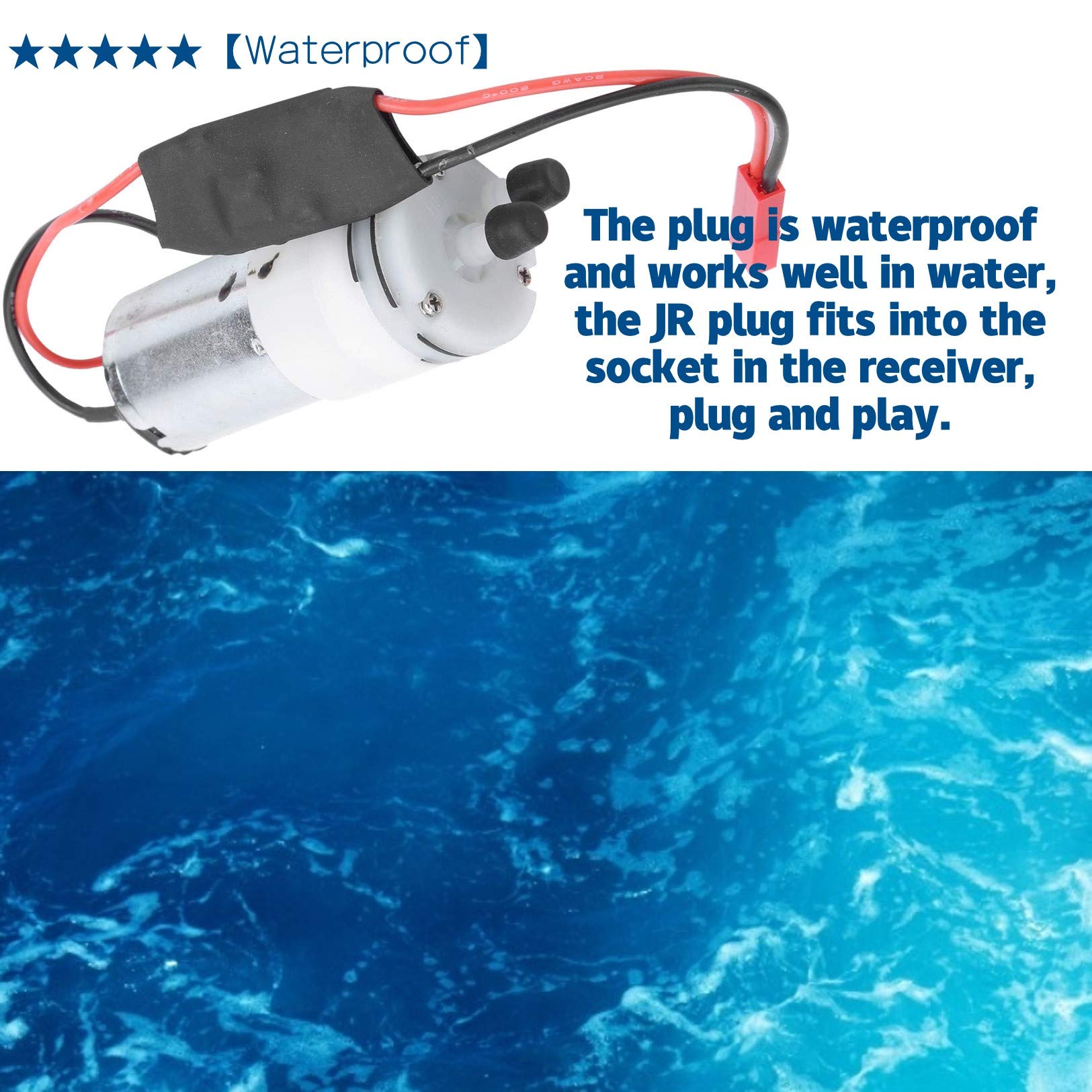 Pompe de Refroidissement pour Moteur Électrique Bateau RC 370 Systeme Antigel pour Modélisme Faible Bruit