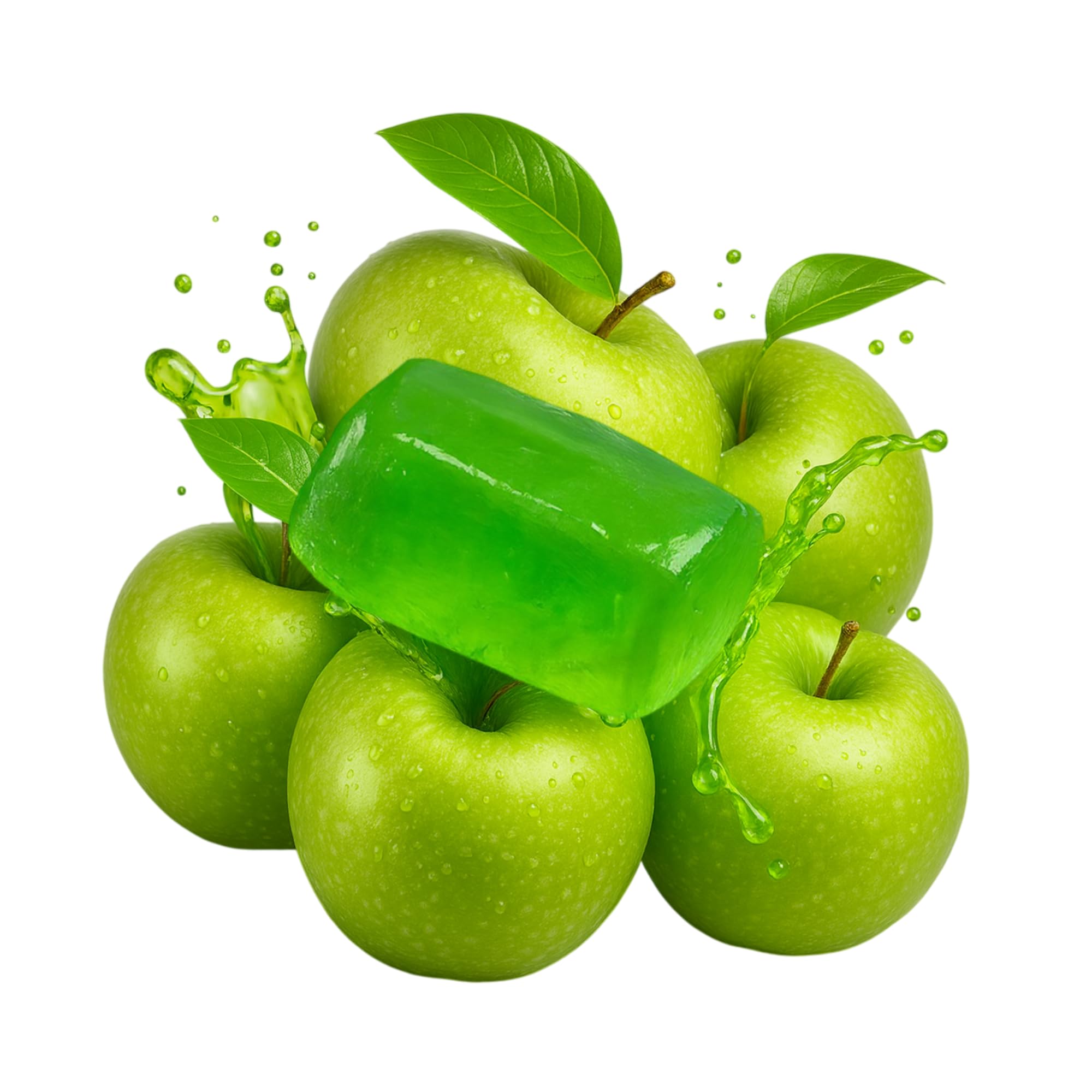 Bulk Green Apple Hard Candy – 1.5lbs – Repackaged by Mima Mima – Made from Jolly Rancher Candy - Gluten Free Hard Treats Individually Wrapped Bag