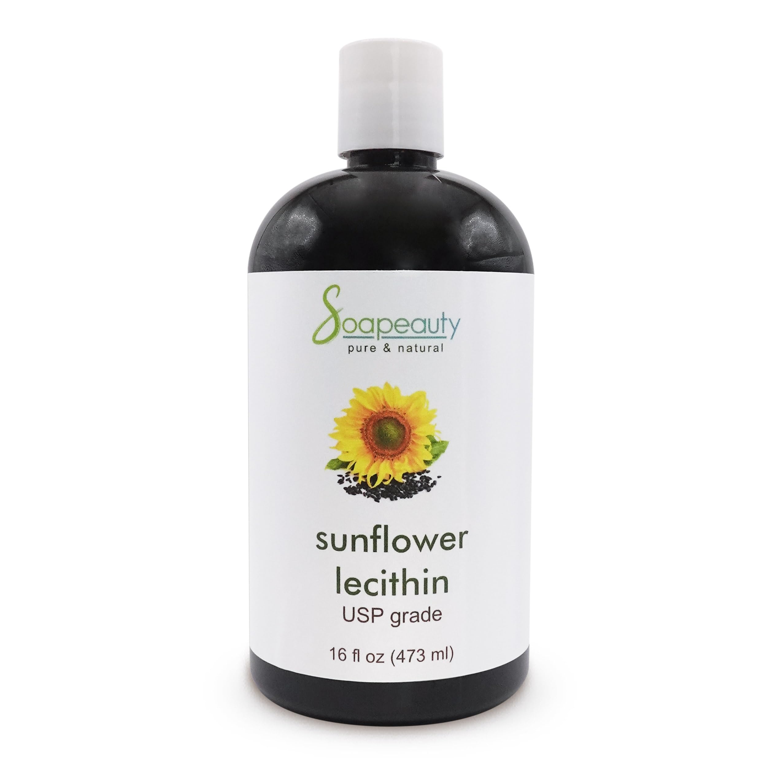 Sunflower Lecithin Liquid Oil USP Grade 100% Pure Natural 16 fl oz