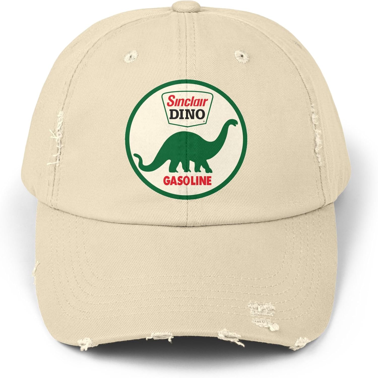 Retro Vintage Sinclair Dino Unisex Distressed Cap