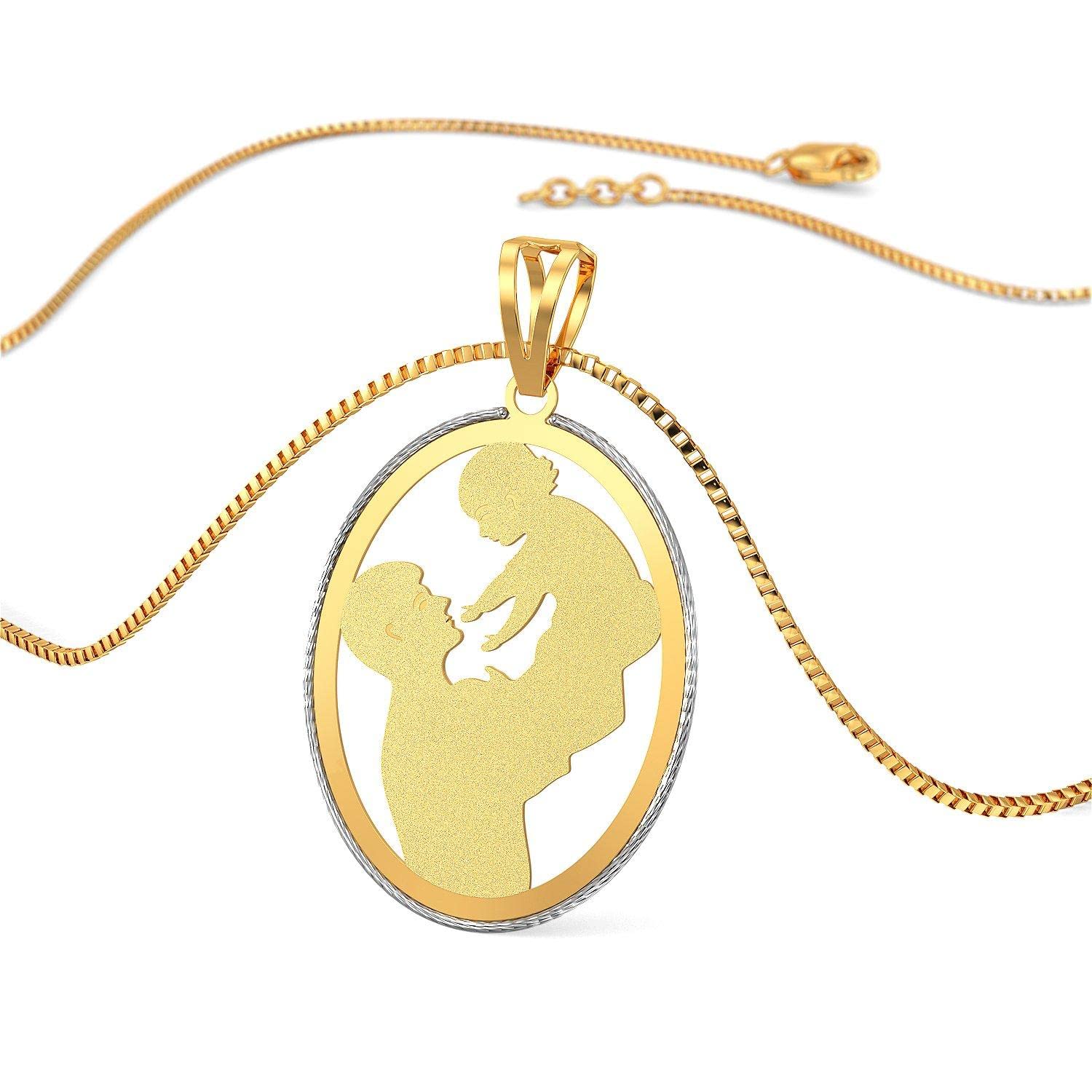 22k purity yellow gold Father's day collection men's pendant