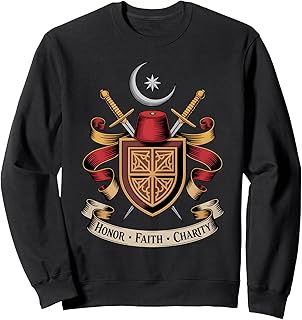 Shriner Mason Honor Faith Charity Emblem Sweatshirt