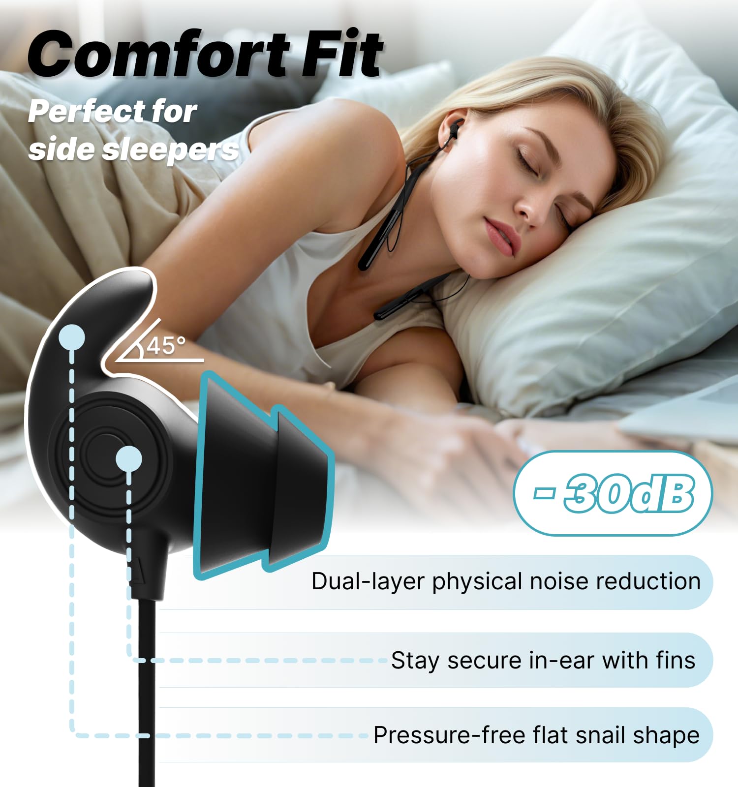Altezza Ideale Per Sonno Bluetooth Con Microfono - Dettaglio