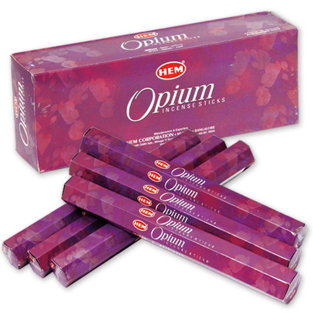 Amazon.co.jp: HEM(ヘム) オピウム OPIUM スティックタイプ お香 6筒