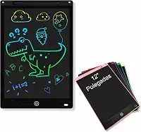 Lousa Mágica Digital Infantil 12" Polegadas Multicolorido Tablet Infantil Lcd Para Escrever e Desenhar (Preto)