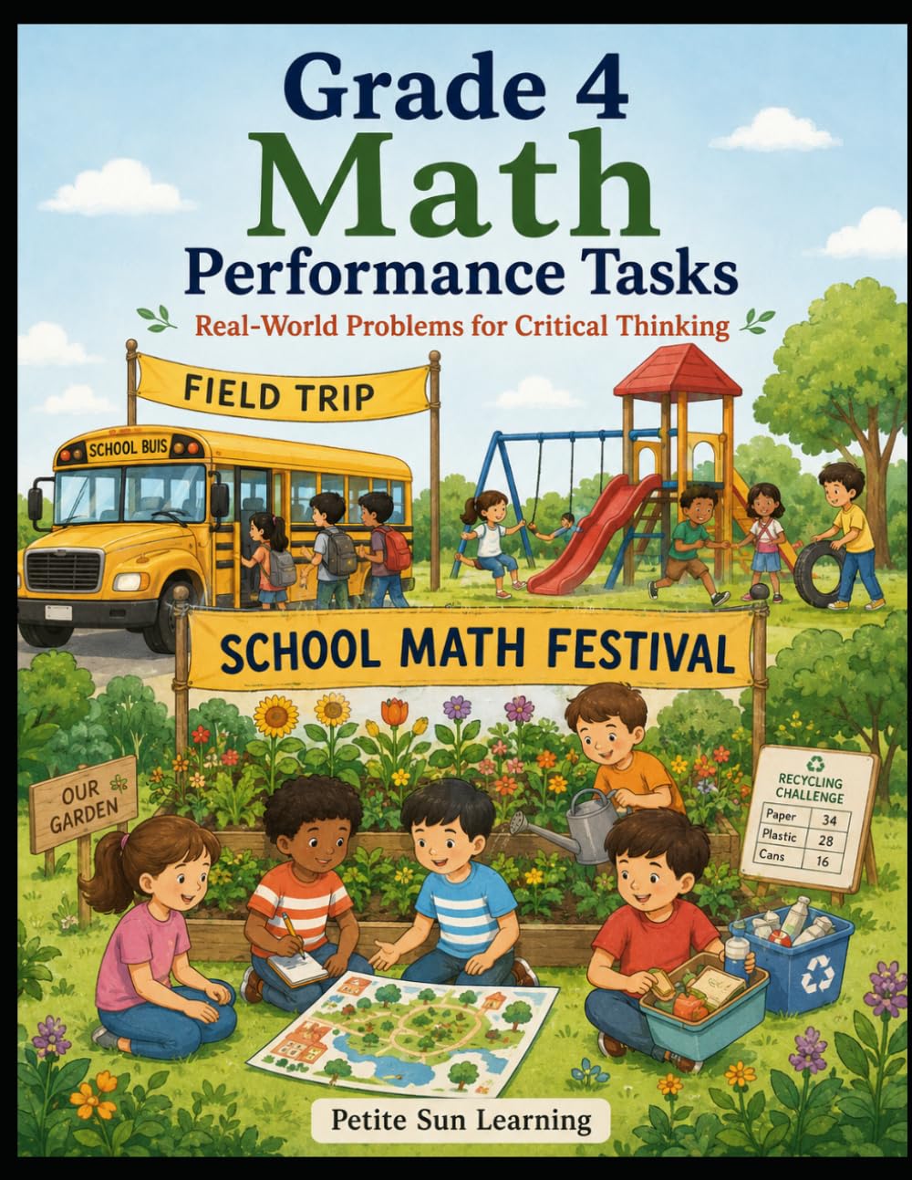 Grade 4 Math Performance Tasks: Real-World Problems for Critical Thinking (Upper Elementary Math Mastery Series)