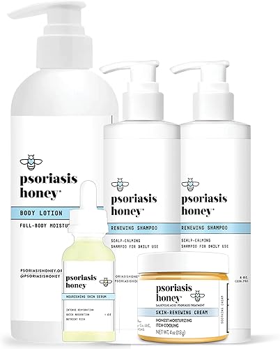 Kit de alivio definitivo, tratamiento diario para el cuero cabelludo y la piel, ayuda a los síntomas de eccema, caspa y más, crema renovadora de la